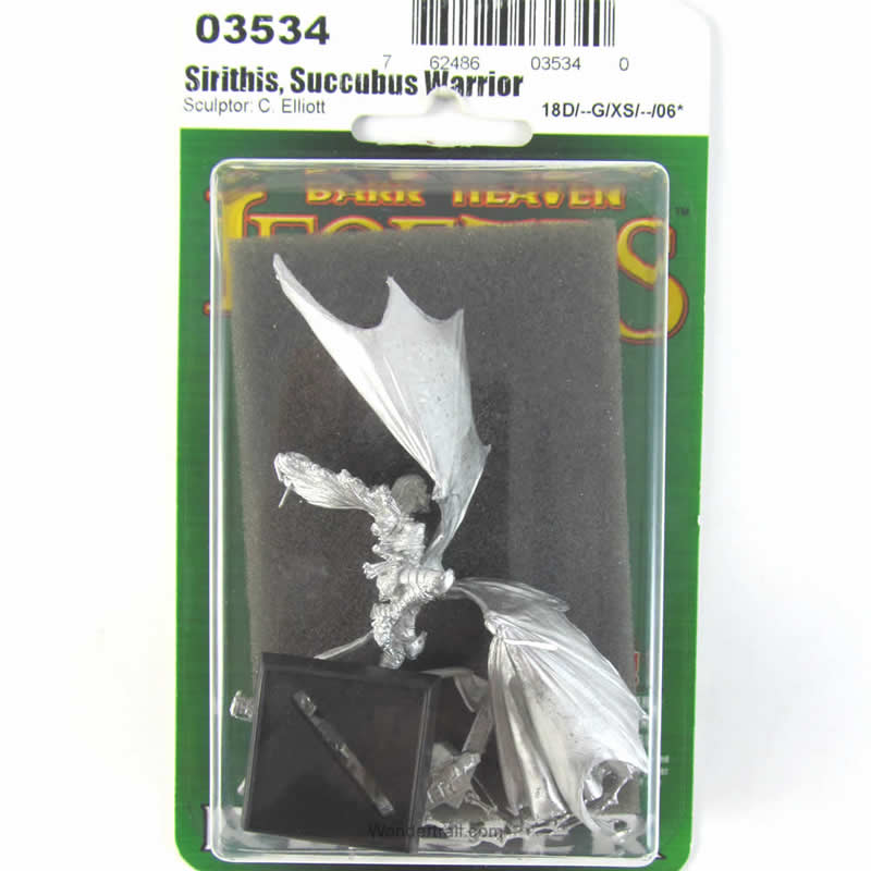 RPR03534 Sirithis Succubus Warrior Miniature 25mm Heroic Scale 2nd Image
