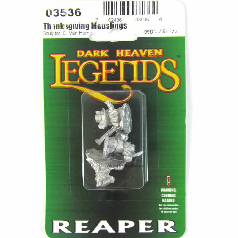 RPR03536 Thanksgiving Mouslings Miniature 25mm Heroic Scale 2nd Image