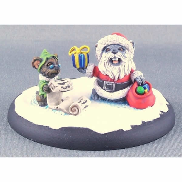 RPR03543 Santa Mousling and Helper Miniature 25mm Heroic Scale Main Image
