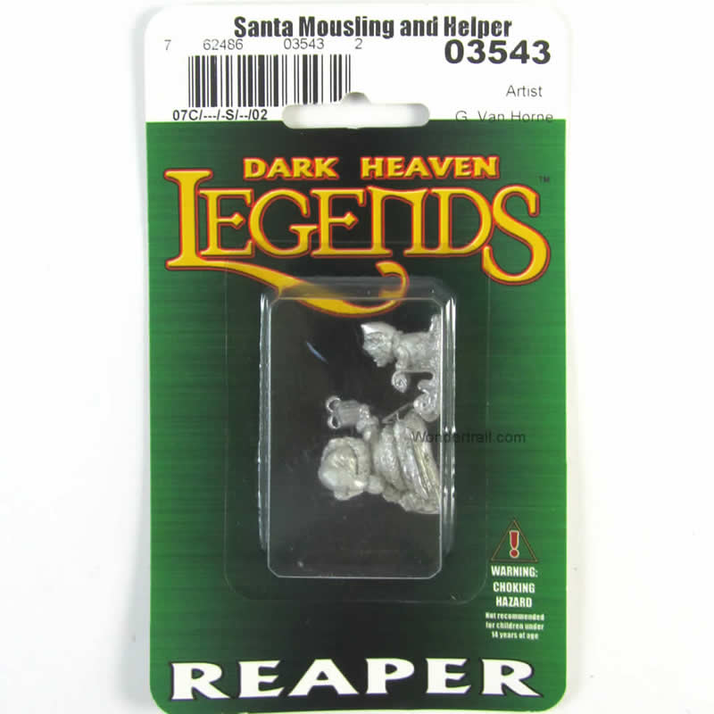 RPR03543 Santa Mousling and Helper Miniature 25mm Heroic Scale 2nd Image