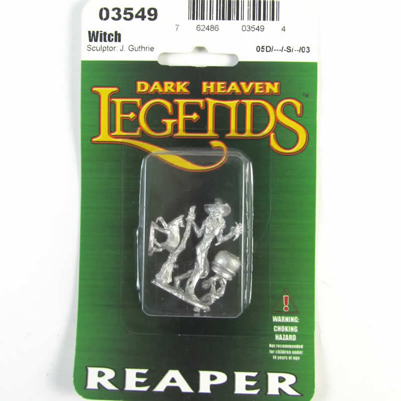 RPR03549 Witch Cauldron and Cat Miniature 25mm Heroic Scale 2nd Image