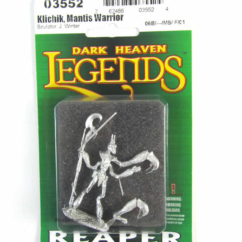 RPR03552 Klichik Mantis Warrior Miniature 25mm Heroic Scale 2nd Image