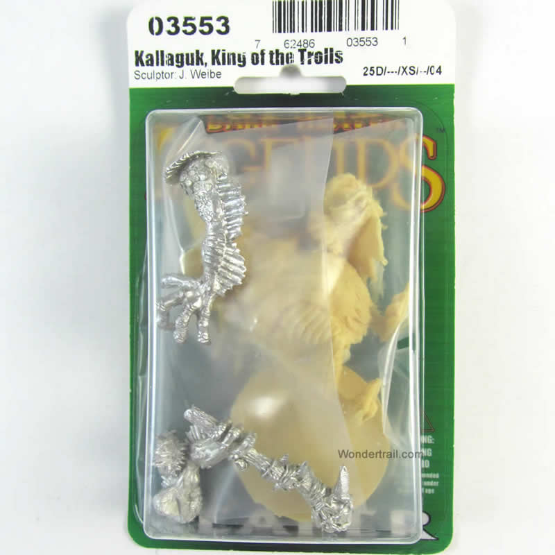 RPR03553 Kurguz the Troll Lord Miniature 25mm Heroic Scale Dark Heaven 2nd Image