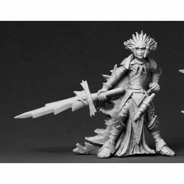 RPR03555 Thilinos Nightflame Dark Elf Miniature 25mm Heroic Scale Main Image
