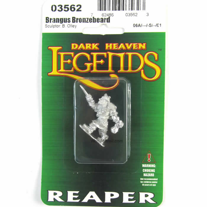 RPR03562 Brangus Bronzebeard the Dwarf Thief Miniature 25mm Scale 2nd Image