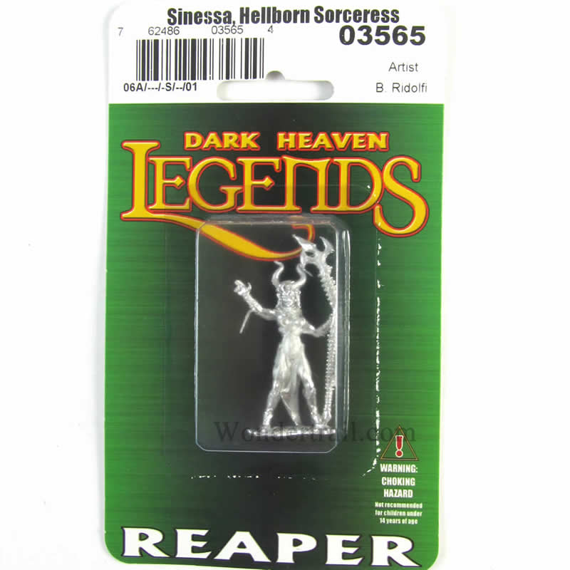 RPR03565 Sinessa the Hellborn Sorceress Miniature 25mm Heroic Scale 2nd Image