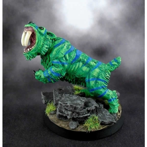 RPR03570 Sabretooth Tiger Miniature 25mm Heroic Scale Dark Heaven 3rd Image