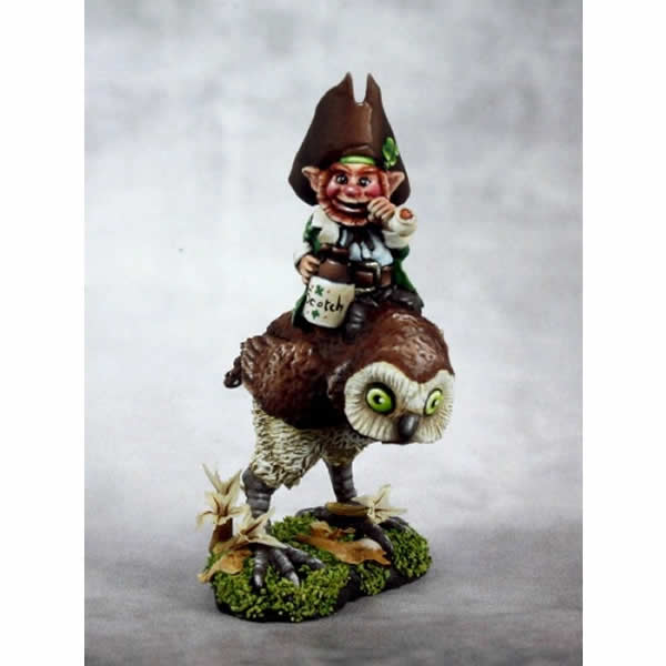 RPR03579 Leprechaun and Owl Miniature 25mm Heroic Scale Dark Heaven 4th Image