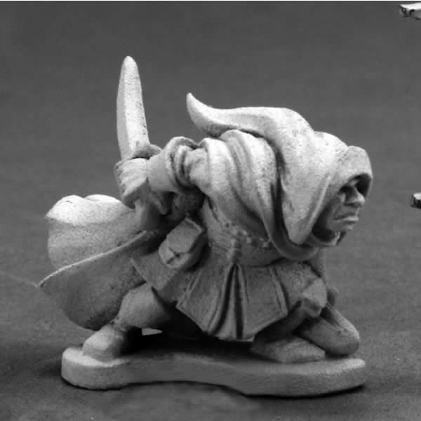 RPR03584 Dar Dimplefoot Halfling Thief Miniature 25mm Heroic Scale Main Image