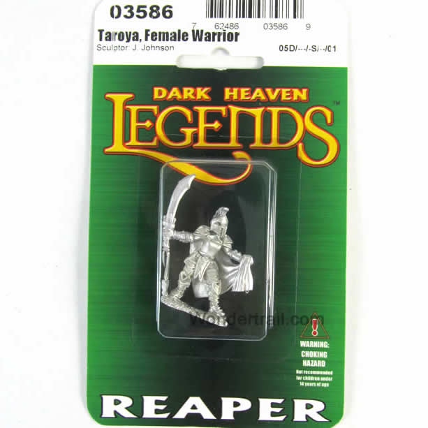 RPR03586 Taroya Female Warrior Miniature 25mm Heroic Scale 2nd Image