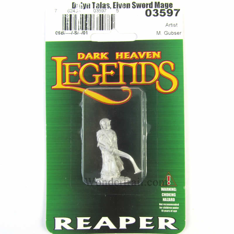 RPR03597 Dalyn Talas Sword Mage Miniature 25mm Heroic Scale 2nd Image
