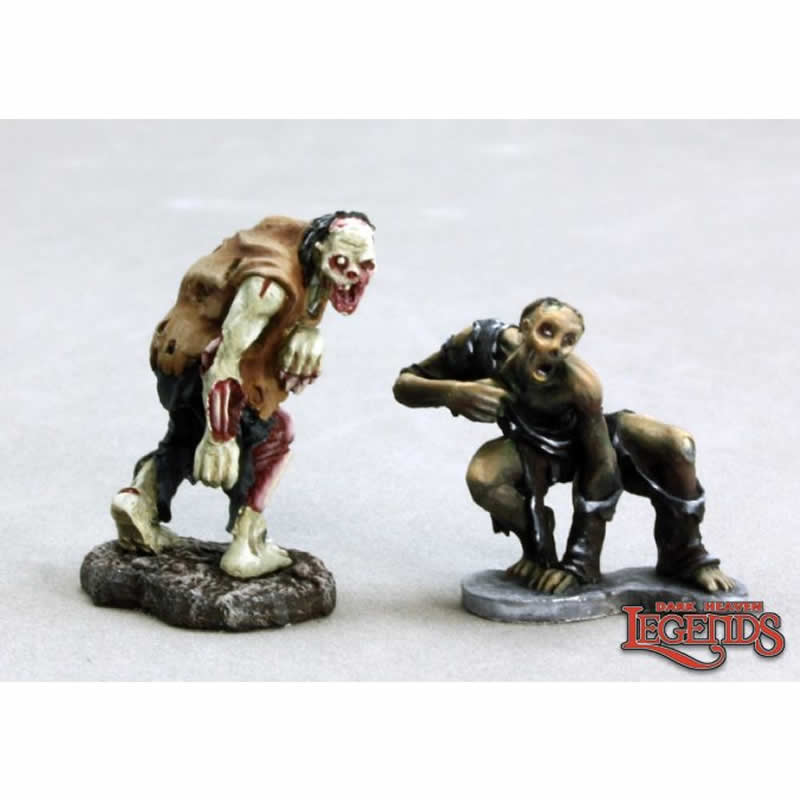 RPR03601 Ronnie and Reggie Zonbies Miniature 25mm Heroic Scale Main Image