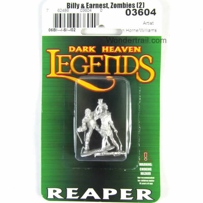 RPR03604 Billy and Earnest Zombies Miniature 25mm Heroic Scale 2nd Image