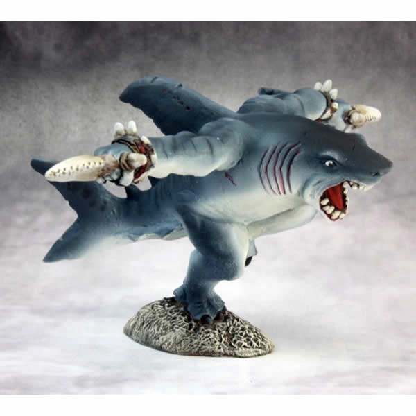 RPR03630 Rogal Manystripes Tiger Karkarion Miniature 25mm Heroic Scale Main Image