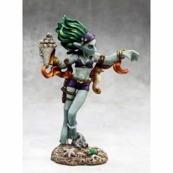 RPR03631 Quoralei Female Sea Elf Bard Miniature 25mm Heroic Scale Main Image