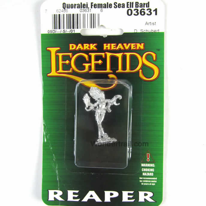RPR03631 Quoralei Female Sea Elf Bard Miniature 25mm Heroic Scale 2nd Image