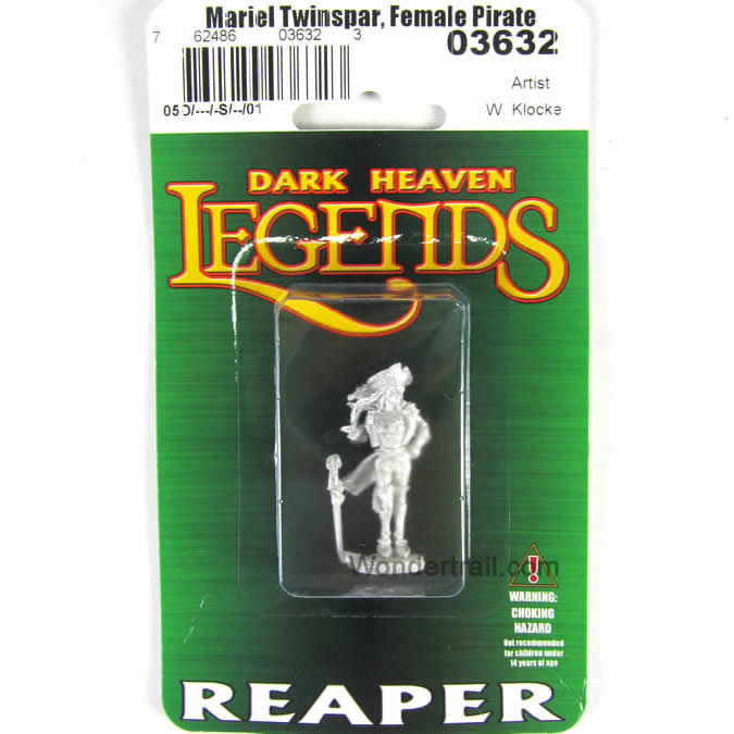 RPR03632 Mariel Twinspar Female Pirate Miniature 25mm Heroic Scale 2nd Image