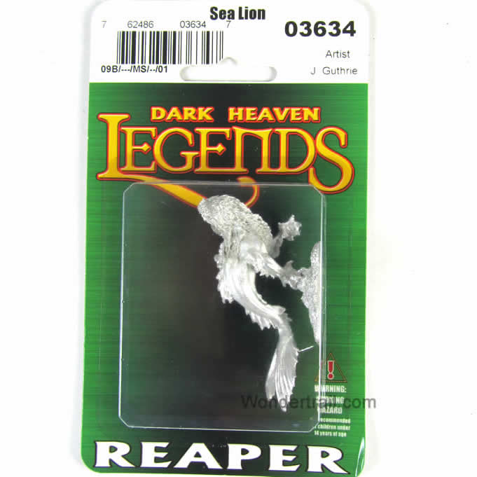 RPR03634 Sea Lion Miniature 25mm Heroic Scale Dark Heaven Legends 2nd Image
