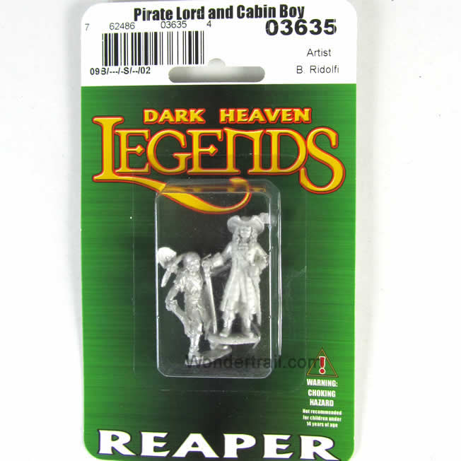 RPR03635 Pirate Lord and Cabin Boy Miniature 25mm Heroic Scale 2nd Image