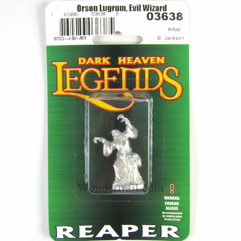 RPR03638 Orson Lugrum Evil Wizard Miniature 25mm Heroic Scale 2nd Image