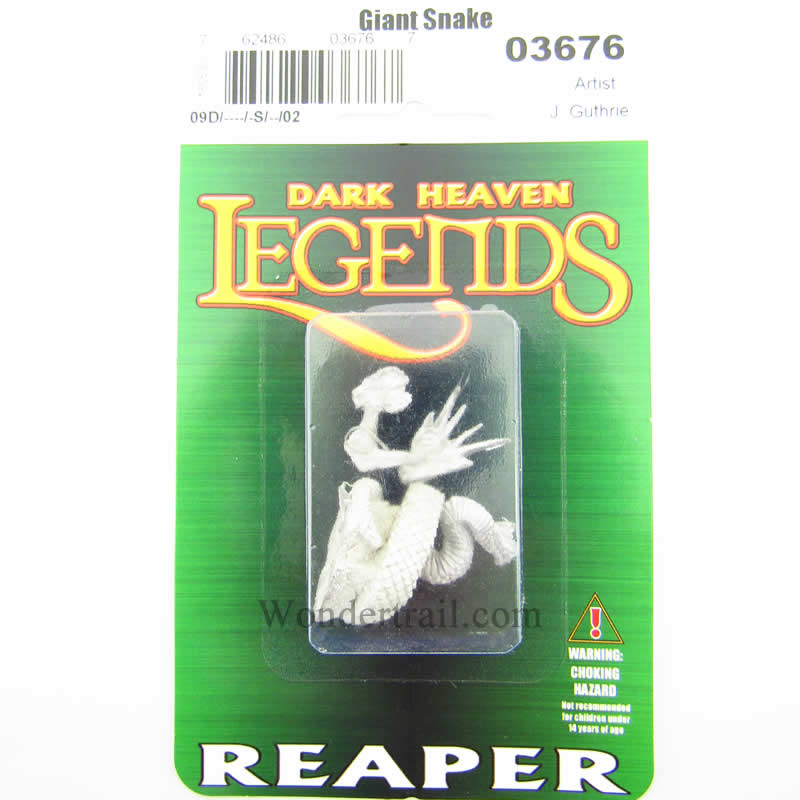 RPR03676 Giant Snake Miniature 25mm Heroic Scale Dark Heaven Legends 3rd Image