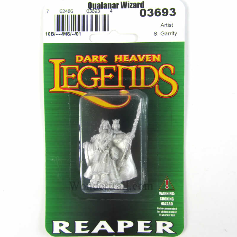 RPR03693 Qualanar Human Wizard Miniature 25mm Heroic Scale 2nd Image