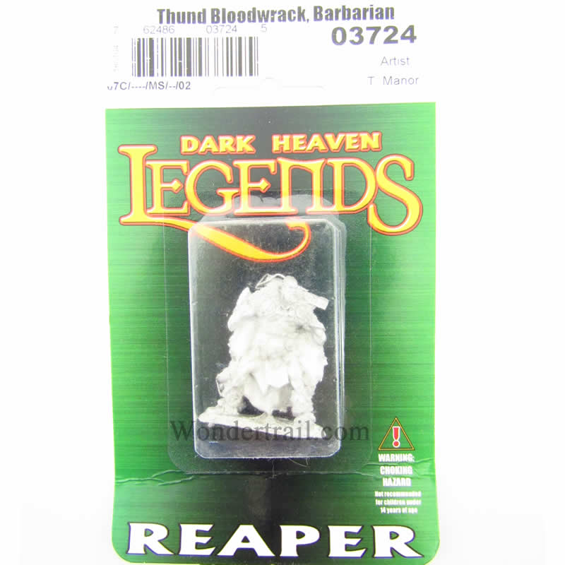 RPR03724 Thund Bloodwrack Barbarian Miniature 25mm Heroic Scale 2nd Image