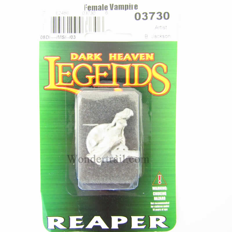 RPR03730 Jahenna Female Vampire Miniature 25mm Heroic Scale Dark Heaven Legends Reaper Miniatures 2nd Image