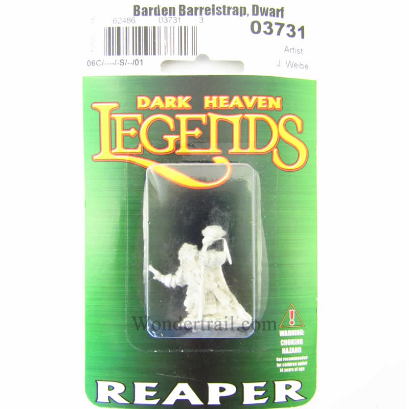 RPR03731 Barden Barrelstrap Dwarf Cleric Miniature 25mm Heroic Scale 2nd Image