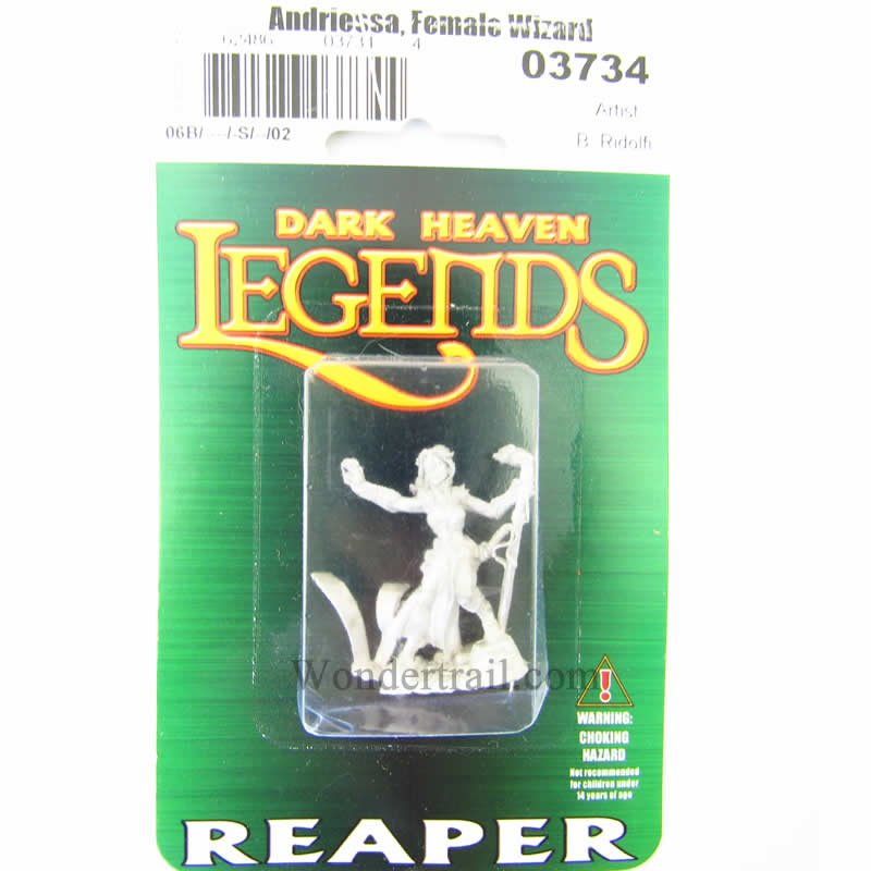 RPR03734 Andriessa Female Wizard Miniature 25mm Heroic Scale 2nd Image