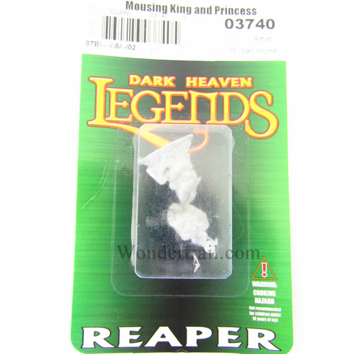 RPR03740 Mousling King and Princess Miniature 25mm Heroic Scale 2nd Image