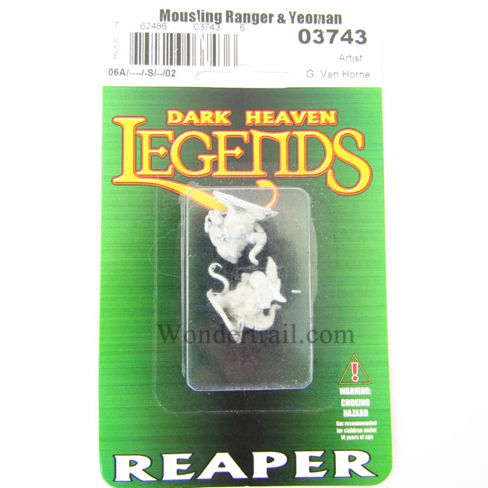 RPR03743 Mousling Ranger and Yeoman Miniature 25mm Heroic Scale 2nd Image