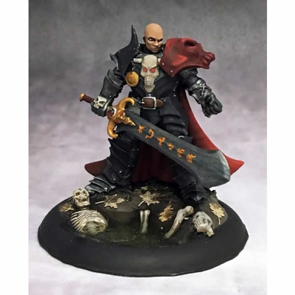 RPR03754 Male Antipaladin Miniature 25mm Heroic Scale Dark Heaven Main Image