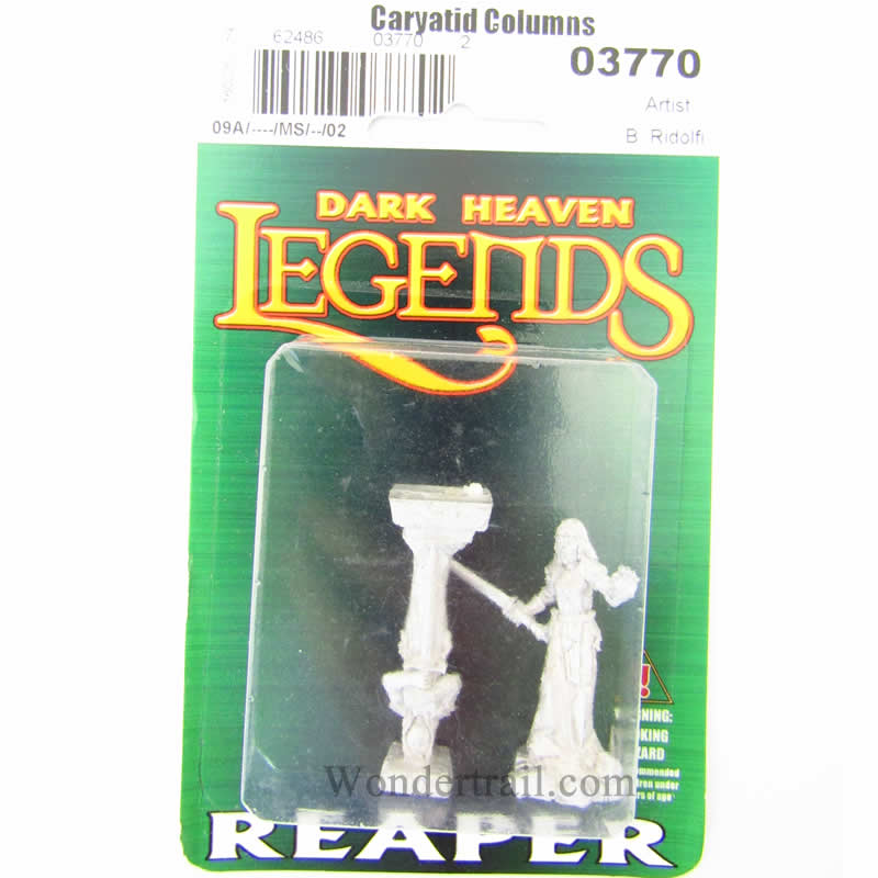 RPR03770 Caryatid Columns Set of 2 Miniatures 25mm Heroic Scale 2nd Image