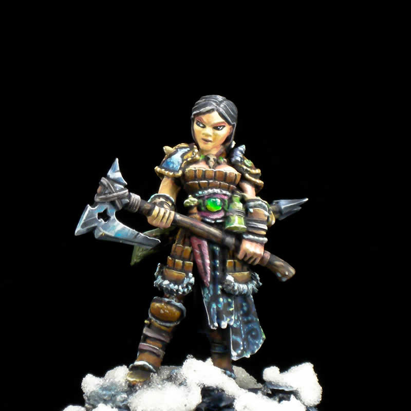 RPR04010 Hani Female Warrior Miniature 25mm Heroic Scale Figure Main Image