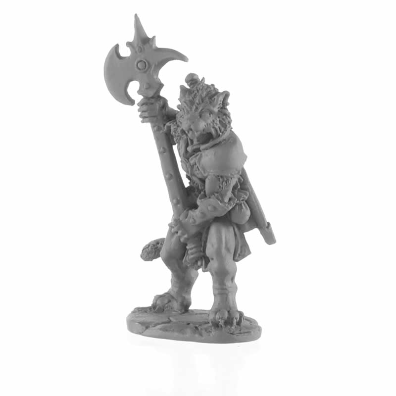 RPR04050 Catfolk Warrior Miniature 25mm Heroic Scale Figure Dark Heaven Legends Main Image