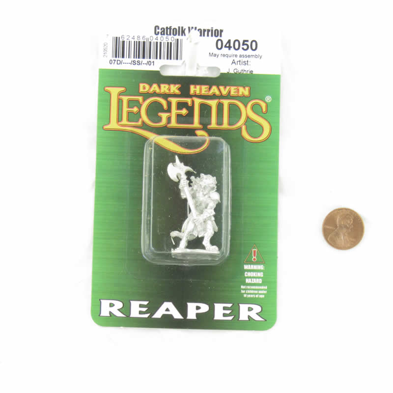 RPR04050 Catfolk Warrior Miniature 25mm Heroic Scale Figure Dark Heaven Legends 2nd Image