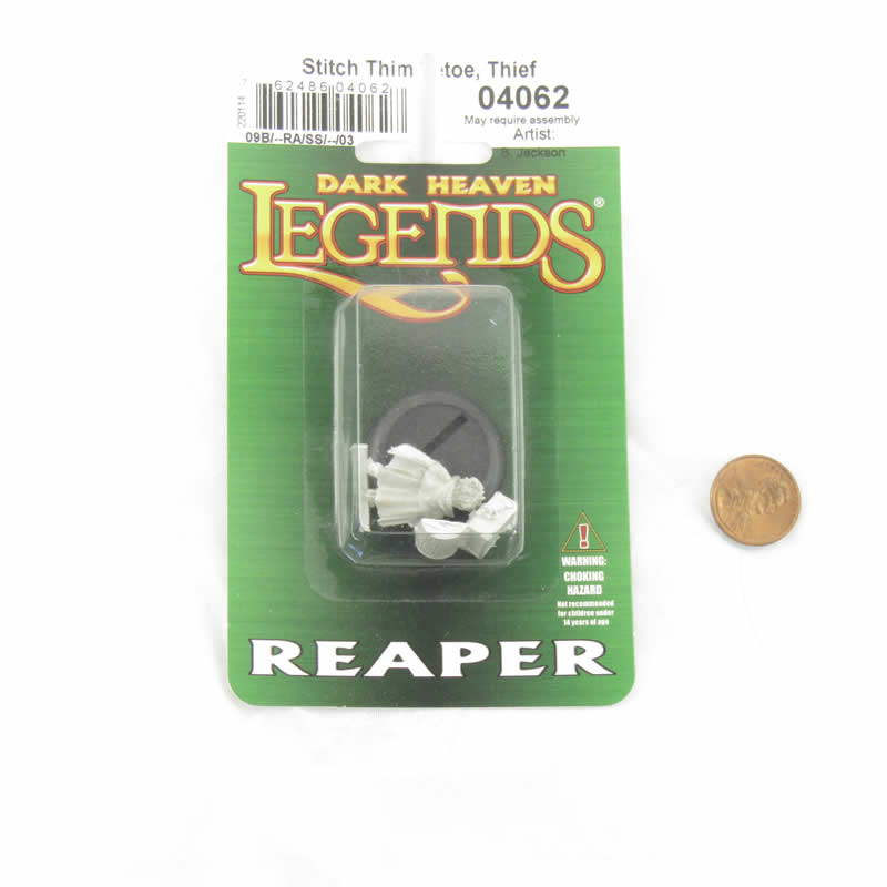 RPR04062 Halfling Rogue Stitch Miniature 25mm Heroic Scale Figure 2nd Image