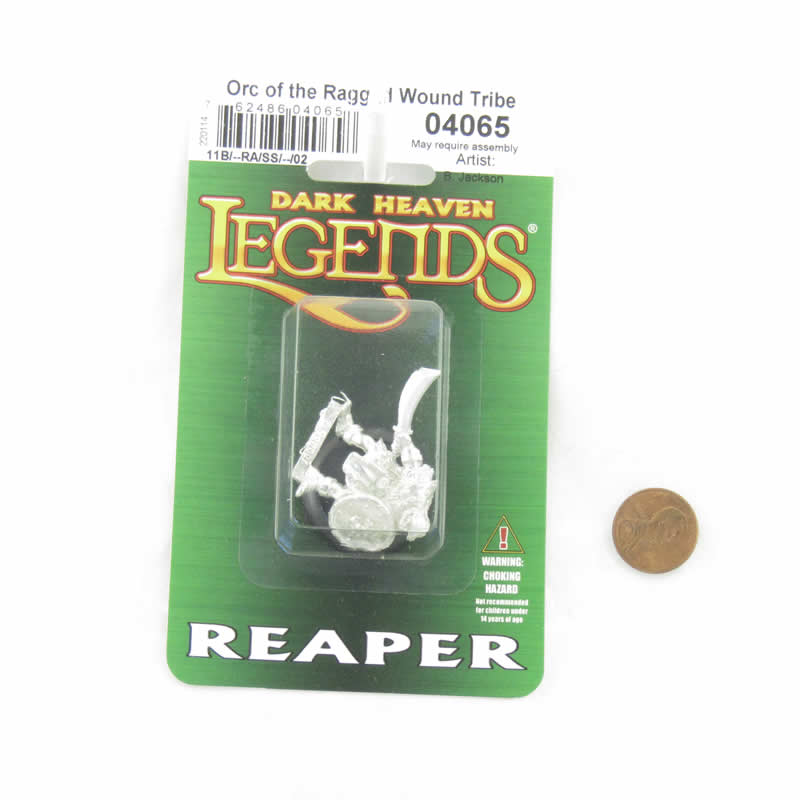 RPR04065 Orc Fighter Miniature 25mm Heroic Scale Figure Dark Heaven Legends 2nd Image