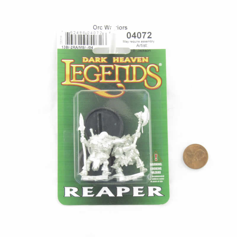 RPR04072 Orc Warriors Miniature 25mm Heroic Scale Figure Dark Heaven Legends 2nd Image