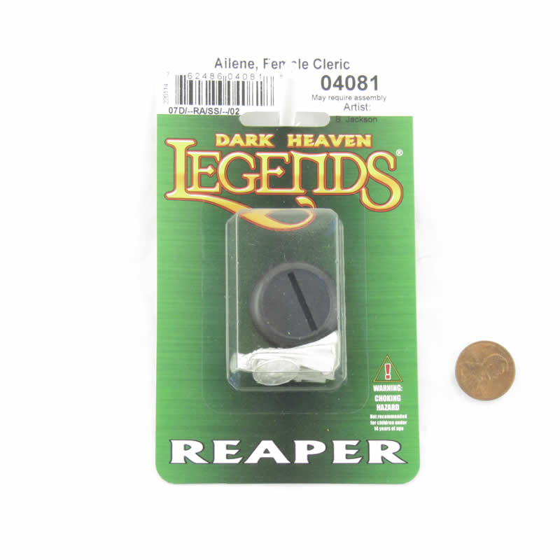 RPR04081 Human Cleric Sister Ailene Miniature 25mm Heroic Scale Figure Dark Heaven Legends 2nd Image