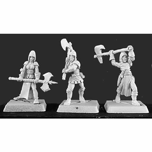 RPR06124 Mercenary Axemen Mercenaries Grunt Army Pack Miniatures 25mm Heroic Scale Main Image