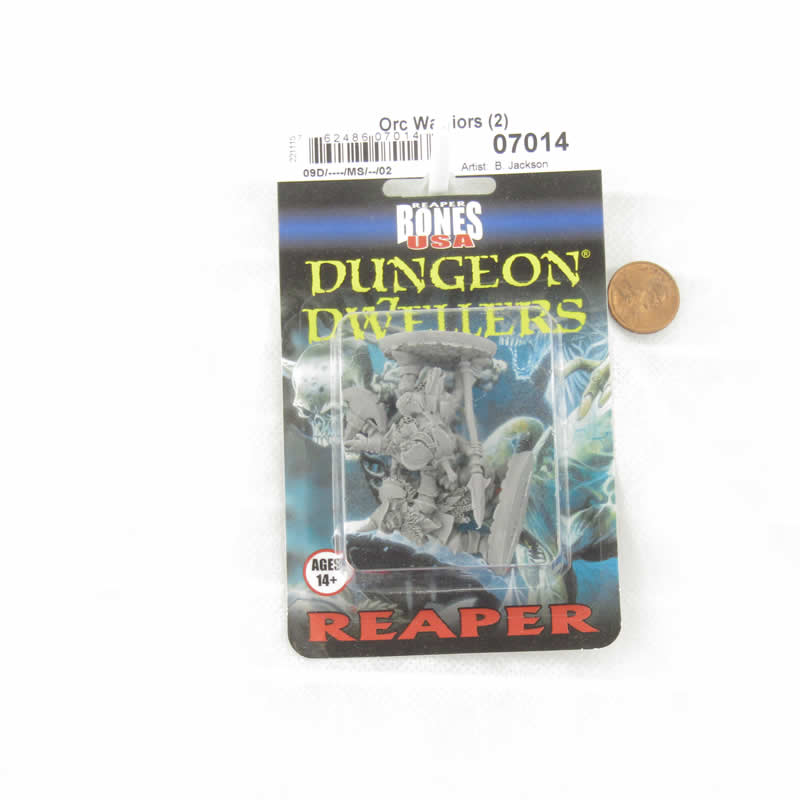 RPR07014A Orcs of the Ragged Wound Leaders Miniature 25mm Heroic Scale Figure Dungeon Dwellers