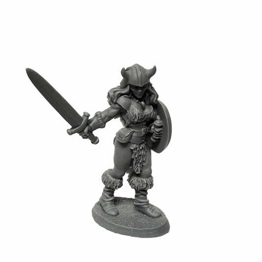 RPR07025B Jana Frostwind Barbarian Miniature 25mm Heroic Scale Figure Dungeon Dwellers