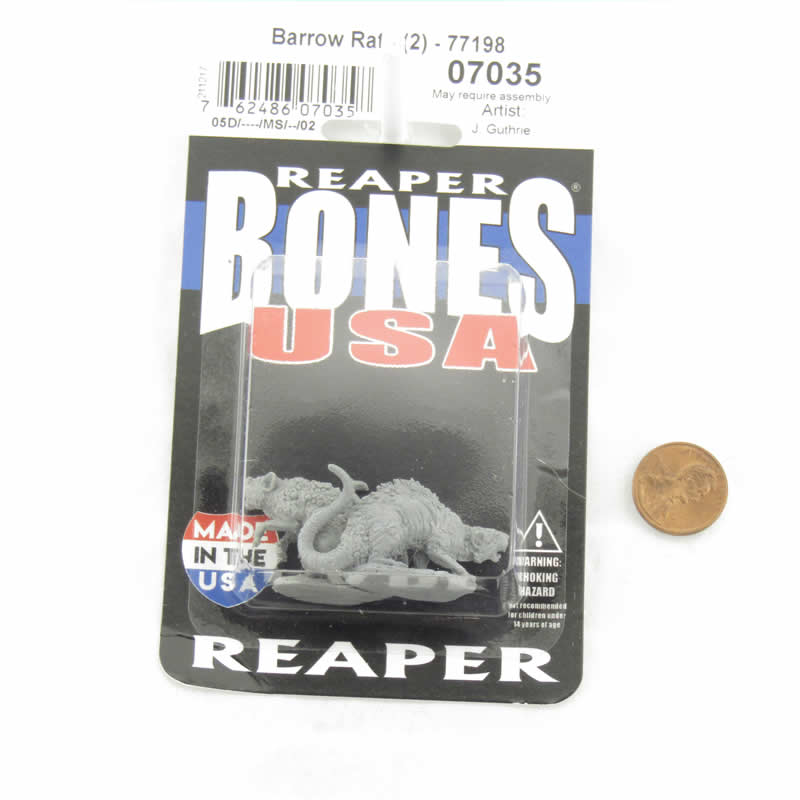 RPR07035 Barrow Rats Miniature 25mm Heroic Scale Figure Dungeon Dwellers 2nd Image