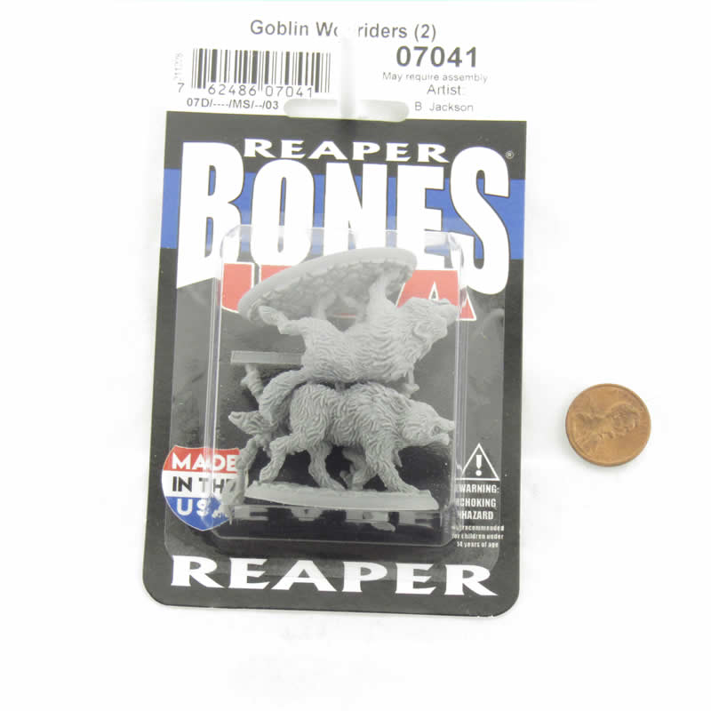 RPR07041 Goblin Wolfriders Miniature 25mm Heroic Scale Figure Dungeon Dwellers 2nd Image