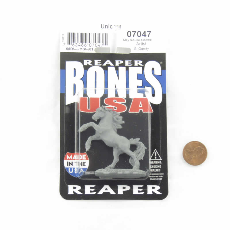RPR07047 Unicorn Miniature 25mm Heroic Scale Figure Dungeon Dwellers Reaper Miniatures 2nd Image