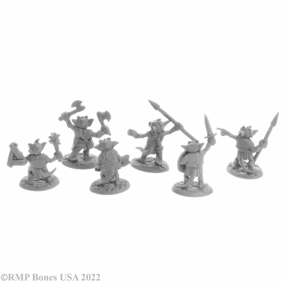 RPR07052 Ratpelt Kobold Mooks Miniature 25mm Heroic Scale Figure Dungeon Dwellers 3rd Image