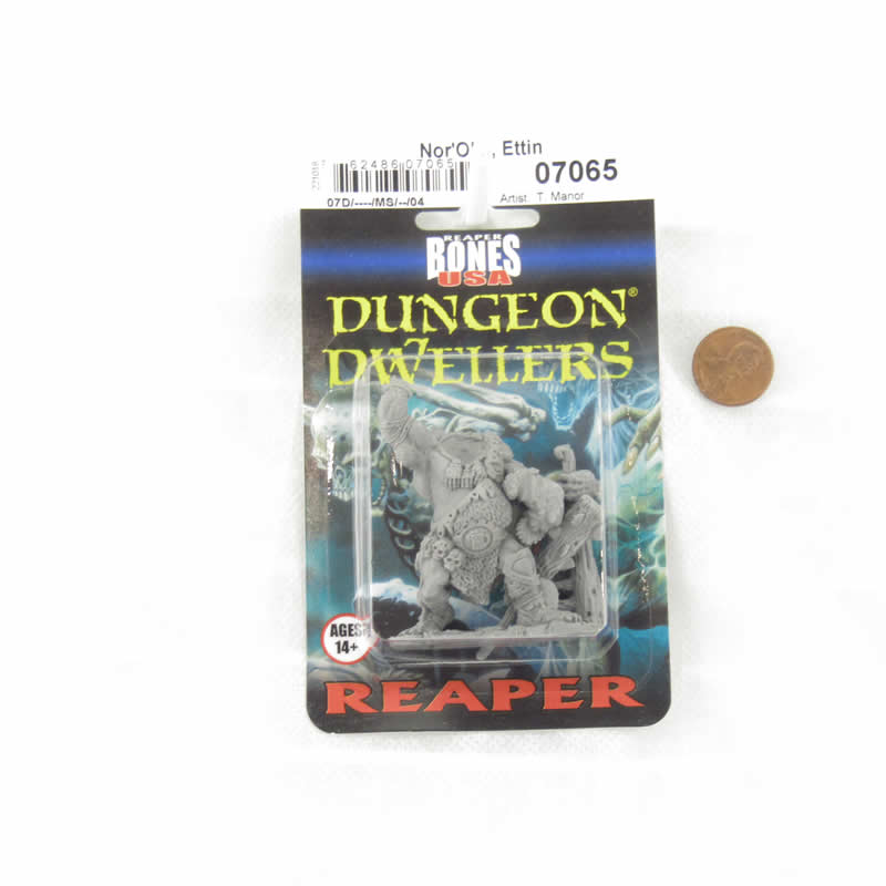 RPR07065 Norokk Ettin Miniature 25mm Heroic Scale Figure Dungeon Dwellers