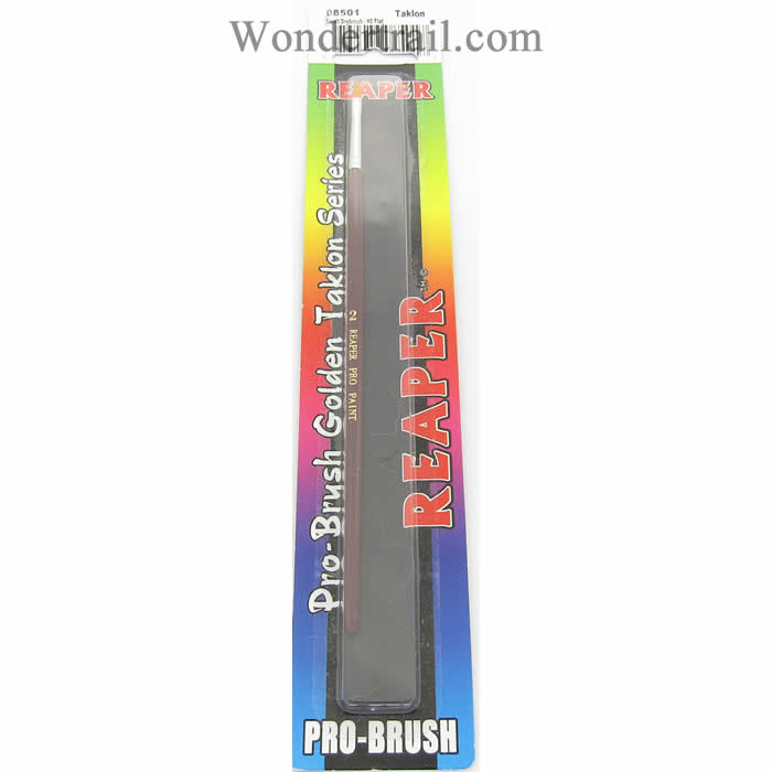 RPR08501 No. 2 Flat Paint Brush Pro Brush Golden Taklon Series 2nd Image